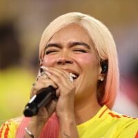 Karol G Brilla en la Final de la Copa América con el Himno Colombiano