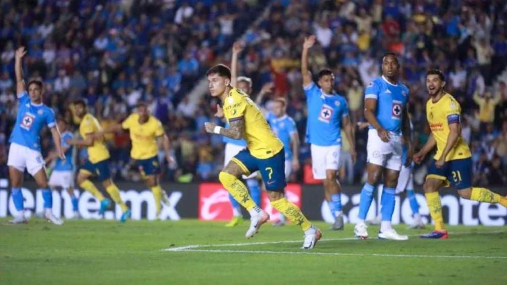 América cayó goleado ante Cruz Azul