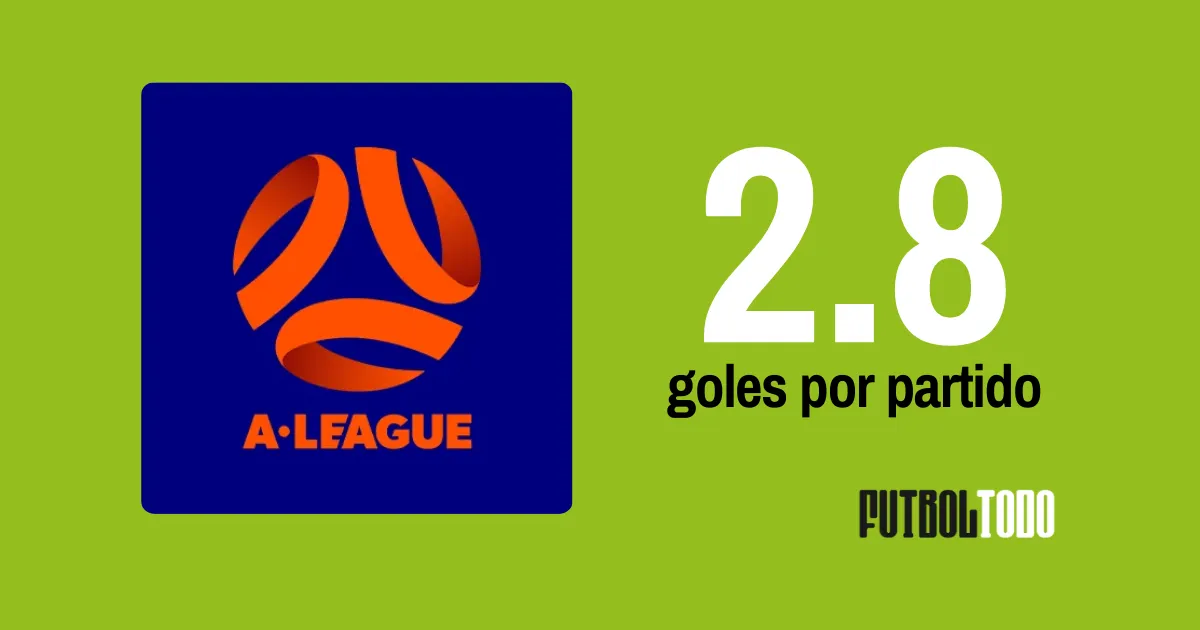 A League 2.8 goles por partido