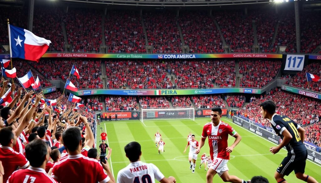 Chile vs Perú en la Copa América