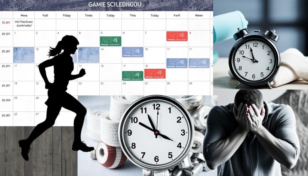 impacto del calendario en lesiones de jugadores